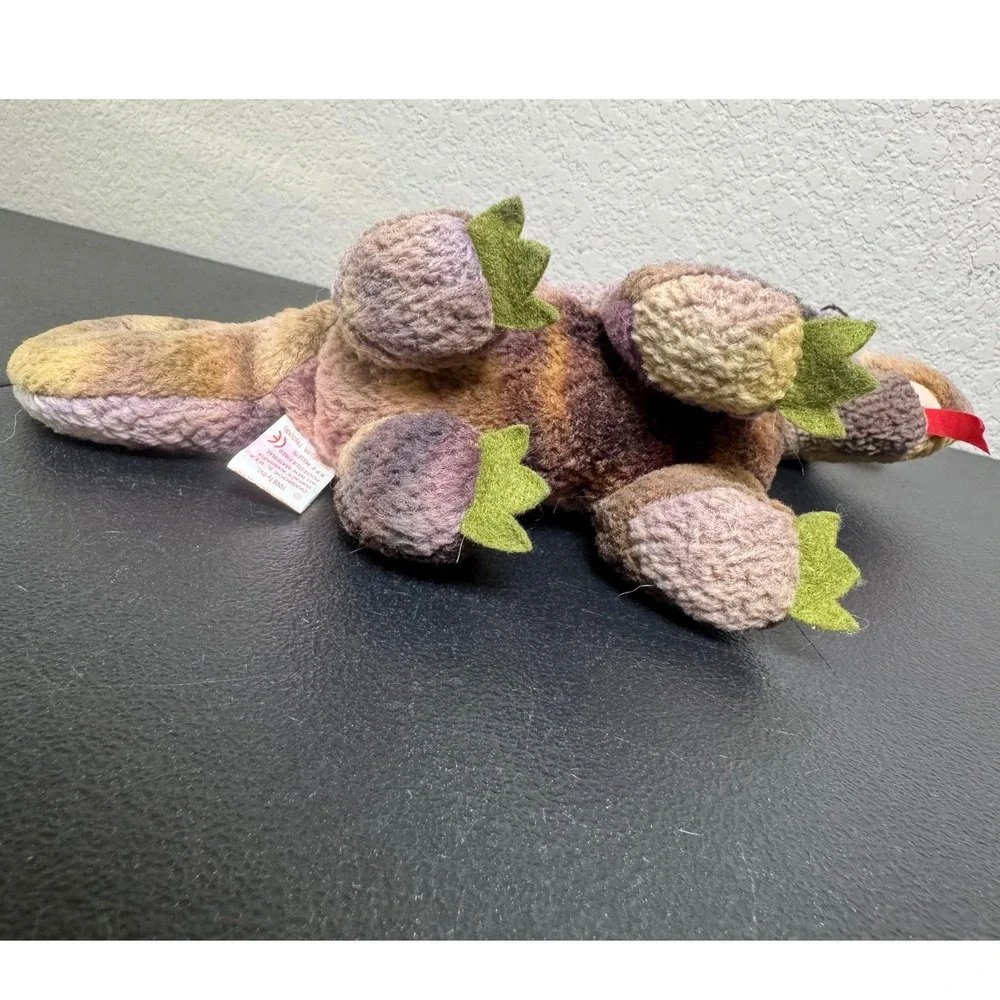 Ty Beanie Baby Scorch the Dragon 1998 Multicolor Iridescent Wings Plush 4210